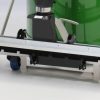 Front-Mounted Floor Brush in Raised position