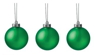 Xodus Innovations 5" Outdoor Ornamental LED Globes - Green 3-Pack